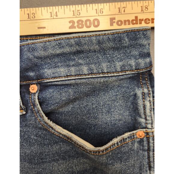 J.‎ Crew Curvy Classic Straight Jeans Womens Size 34-(Fits 36x28) Ankle Crop - Picture 6 of 8